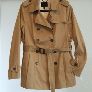 Banana Republic Pleated Khaki Coat - 12P